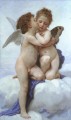 LAmour et Psyche niños ángel William Adolphe Bouguereau